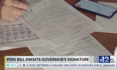 PERS bill awaits Mississippi governor's signature