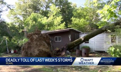 Pearl cleaning up after storm that killed 1