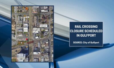 Rail crossing closure scheduled in Gulfport expected to last for hours