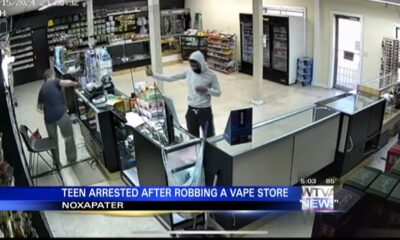 Teen accused of pepper spraying store clerk during robbery in Noxapater