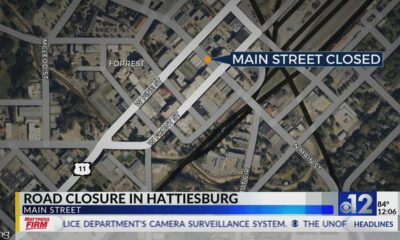 Hattiesburg’s Main Street closed for sewer line repair