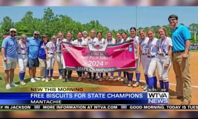 The Mantachie Lady Mustangs celebrated a championship win with breakfast