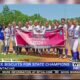 The Mantachie Lady Mustangs celebrated a championship win with breakfast