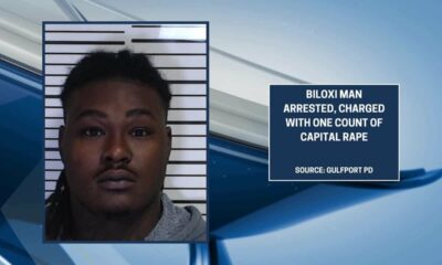 Biloxi man arrested and charged with one count of capital rape, Gulfport PD says