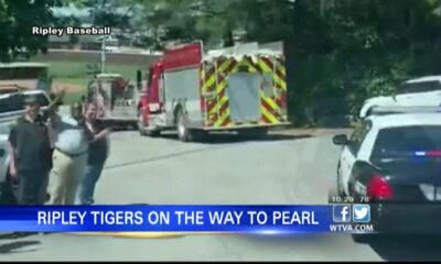 Ripley Tigers baseball having a sendoff parade for state championship