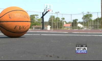 Two new basketball courts finished in Okolona