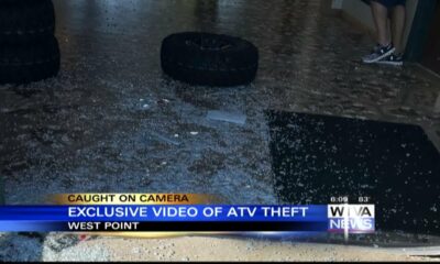 Burglary captured on camera in West Point