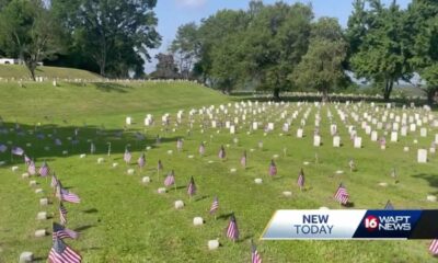 Flags line Vicksburg National Cemetery ahead of Memorial Day