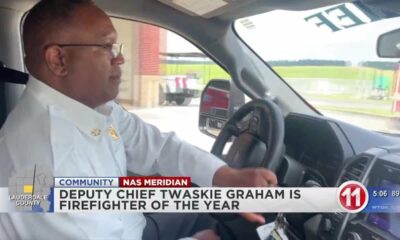 NAS Meridian’s Twaskie Graham is the Firefighter of the Year