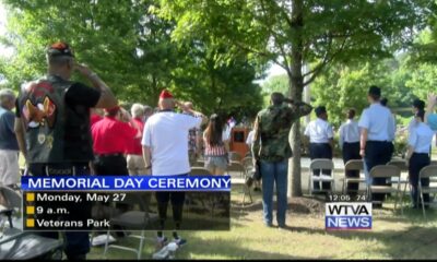 Several Memorial Day ceremonies scheduled for Monday