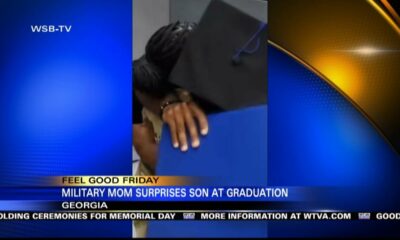 Military mom makes a surprise appearance at son's graduation