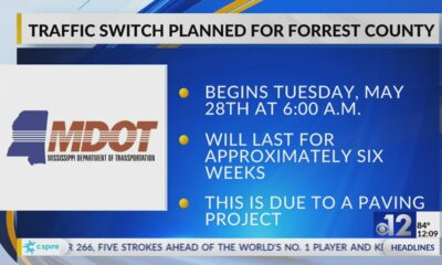 Traffic switch set for I-59 in Forrest County