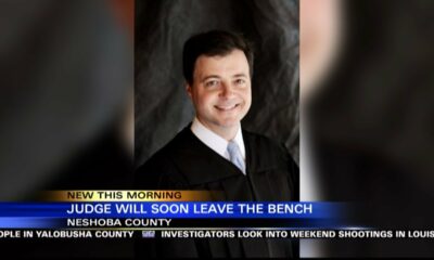 Local judge leaving the bench