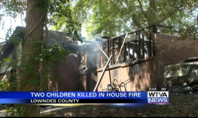 Two kids dead after house fire in Lowndes County