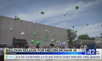 Balloon release held for Melvin McNair, Jr.