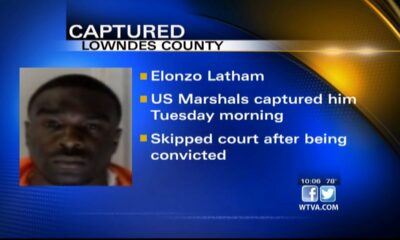 Lowndes County fugitive arrested Tuesday morning