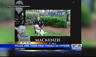 Oxford Police hire first female K9 officer