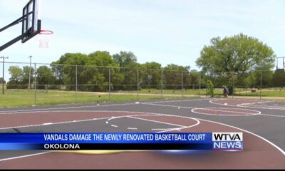 Okolona's new basketball courts vandalized