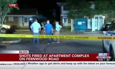 Shots fired at apartment complex in Biloxi