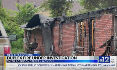 Jackson duplex fire under investigation