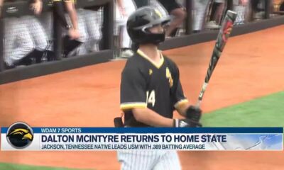 USM outfielder Dalton McIntyre makes return to home state