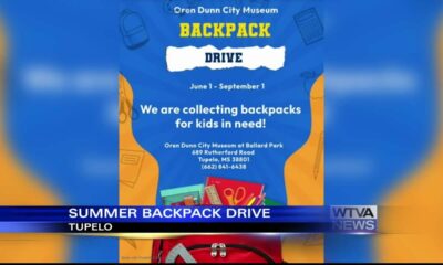 A backpack drive is happening in Tupelo