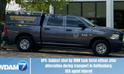 DPS: Subject shot by MBN task force officer after altercation during transport in Hattiesburg; DE…