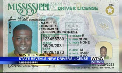 Mississippi is introducing a new driver's license design