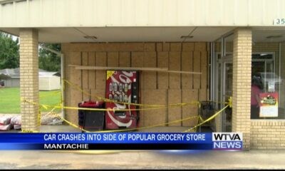 Car crashed into small grocery store in Mantachie