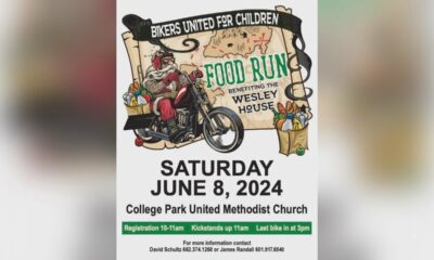 Bikers United for Children Food Run is Saturday, June 8