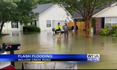 North Mississippi saw flash flooding, downed trees and power outages on Wednesday
