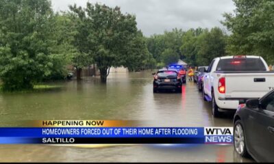 Saltillo subdivision dealing with flooding once again, displacing residents