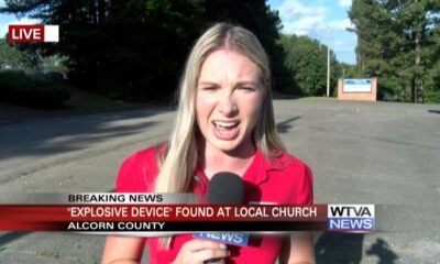 Possible explosive device revealed to be package of trash at Alcorn County church