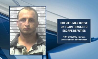 Sheriff: Man drove on train tracks to escape deputies