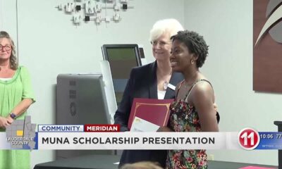 MUNA Scholarship presentation