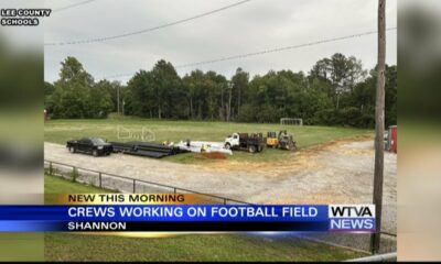 Lee County School District is giving Shannon Highschool's football field a facelift