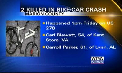 2 killed in Alabama crash involving vehicle, bicycle