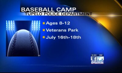 The Tupelo Police Department is hosting a baseball camp