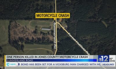 One killed in Jones County motorcycle crash