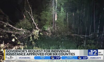 Six Mississippi counties approved for assistance from April storms