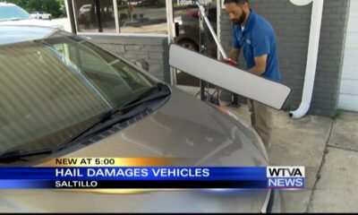 Hail storms are good business for body shops