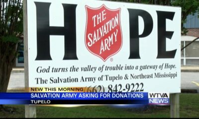 Tupelo Salvation Army asking for water donations