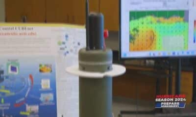 USM testing float device for gathering ocean data in hopes to improve hurricane intensity forecas...