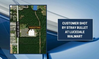 Customer struck by stray bullet at Lucedale Walmart