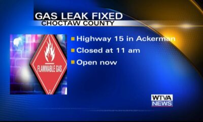 Gas leak resolved in Ackerman