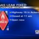 Gas leak resolved in Ackerman