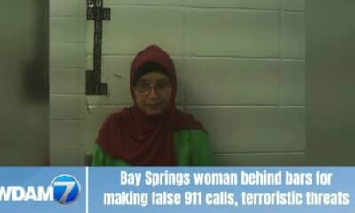 Bay Springs woman behind bars for making false 911 calls, terroristic threats