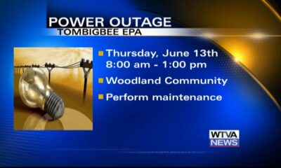 Tombigbee Electric announces planned outage for Woodland community in Pontotoc County