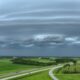 DRONE FOOTAGE: Shelf Cloud PushingSouth Along I-35 near Hope, MN