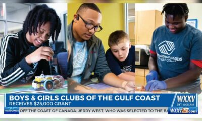 WXXV Morning Reporter Everett Ganier Jr. stops by the Boys and Girls Club of the Gulf Coast